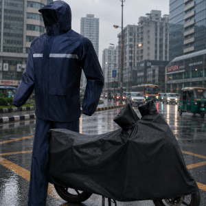 Raincoat and Bike Cover Combo
