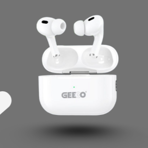 GEEOO TWS-T20 Wireless Earbuds 🎧 Enjoy premium sound with the 13mm dynamic driver and stable connection through Bluetooth 6.0. Equipped with a high-quality FXN battery, these earbuds deliver 4–5 hours of playtime per charge and up to 35 hours with the charging case. The ergonomic lightweight design, noise-reduction microphone, and fast auto pairing make it perfect for everyday use. Free 4 extra ear tips and wrist strap included. GEEOO TWS-T20 – Premium Sound, Long Battery, Comfortable Fit 🎧 The GEEOO TWS-T20 is designed for users who want clear sound, reliable battery performance, and comfortable everyday use. Built with a high-quality FXN battery (equivalent to Xiaomi quality) in both the earbuds and charging case, it ensures stable performance and long-lasting power. The earbuds feature a 13mm dynamic driver, delivering powerful bass and clear audio for calls, videos, and daily listening. The Silicon microphone with noise reduction helps provide clearer voice quality during calls. With Bluetooth 6.0 technology, the T20 offers fast pairing, stable connection, and low latency, while the auto pairing and auto connect features make it easy to use right out of the case. The ergonomic and lightweight design ensures a comfortable and secure fit for long usage. To help you get the best fit, four extra ear tips are included, along with a free wrist strap for convenience. The 280mAh charging case extends usage up to 35 hours total playtime, making it suitable for daily work, online meetings, and travel.