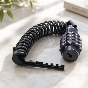 Durable 4-Digit Combination Motorcycle Helmet Lock Chain