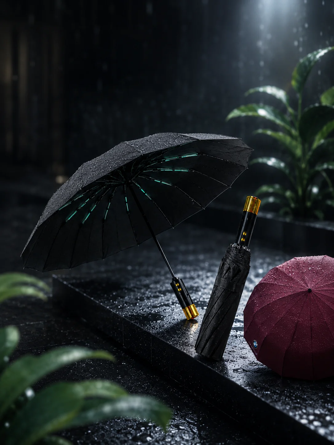 BMW 16 Ribs Premium Umbrella